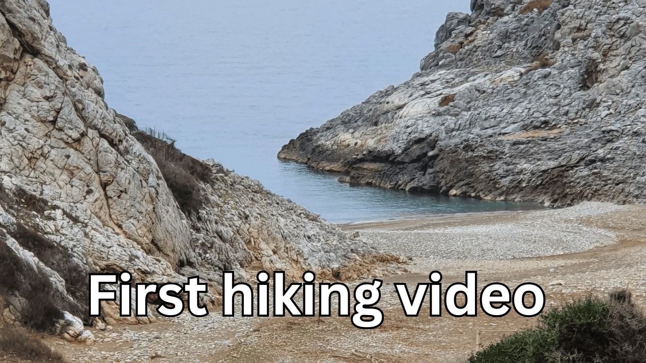 First ever hiking video - Skiathos Town to Lechouni Beach