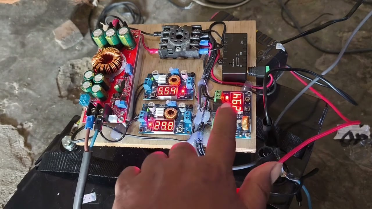 Full DC starlink gen3 dgn sistim tanpa panel Surya tapi menggunakan charger baterai dari PLN....