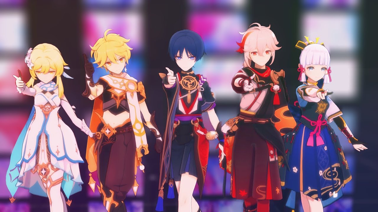 [Genshin Impact MMD]As you like it[Scaramouche,Aether,Kazuha,Lumine,Ayaka]