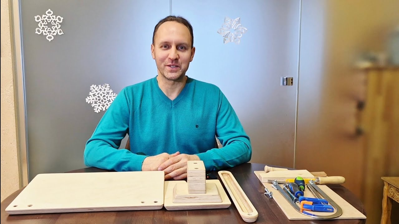 Готовый набор для выпиливания и резьбы по дереву у вас дома! Николай Праведников. 