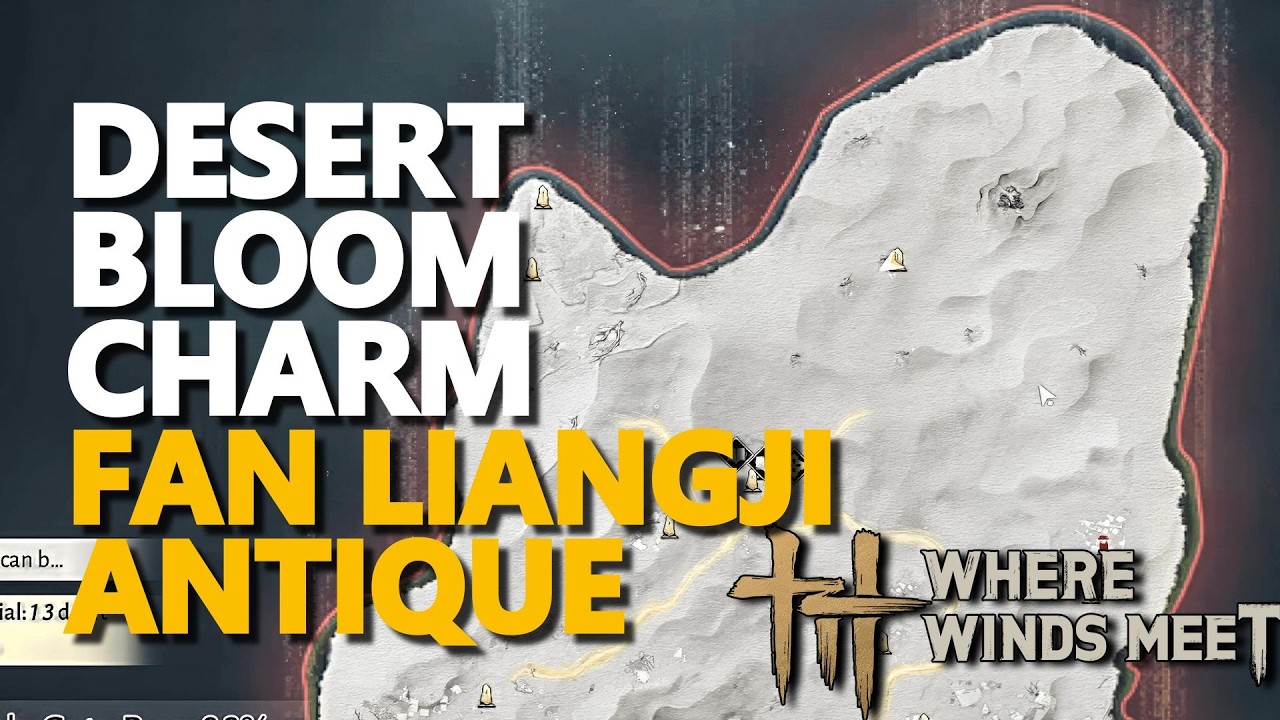 Desert Bloom Charm (Fan Liangji Antique) Where Winds Meet