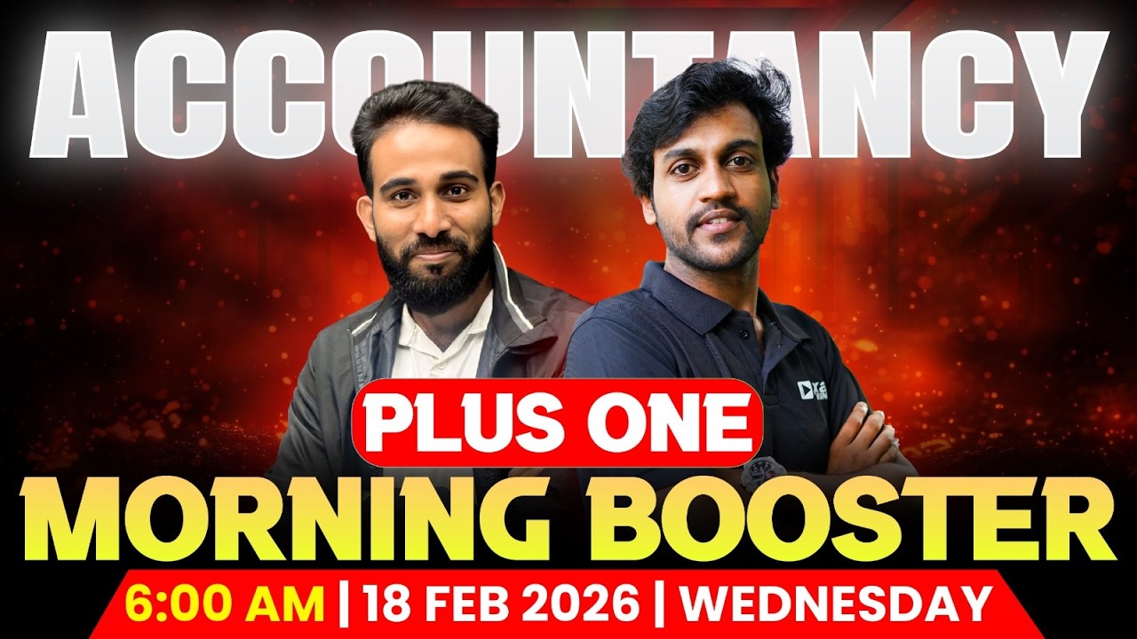 Plus One Accountancy Model Exam | Final Revision | Morning Booster | Exam Winner