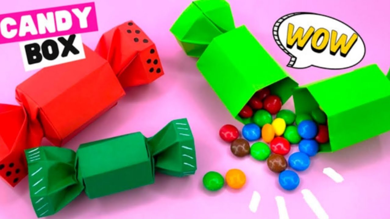 صندوق الحلوى للهدايا 🎁… فكرة جديدة للعيد 🤩