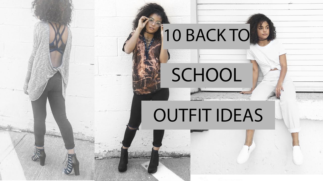 10 BACK TO SCHOOL OUTFIT IDEAS | SUMMER TO FALL LOOKBOOK | ARIANA.AVA