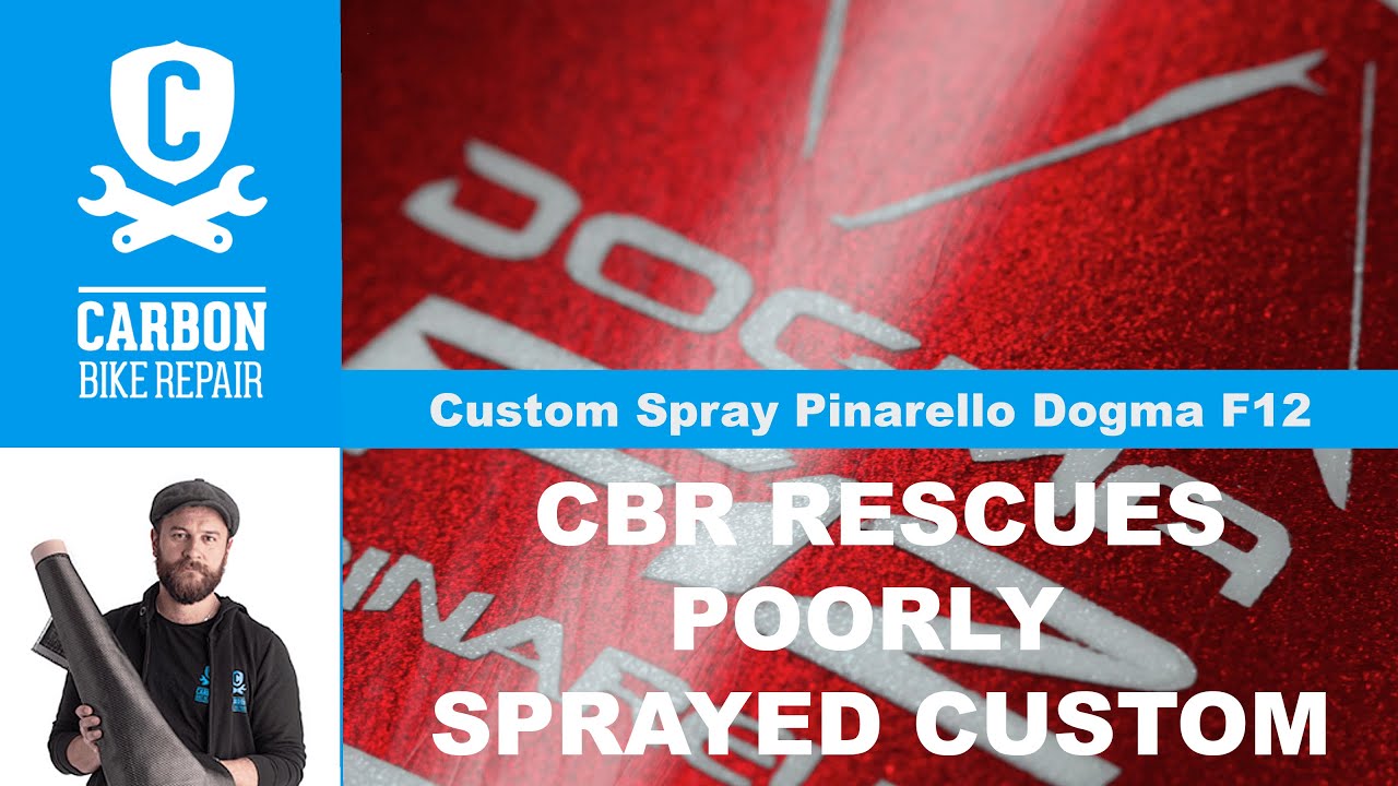 Rescuing a Poorly Sprayed Custom Frame: Pinarello Dogma F12
