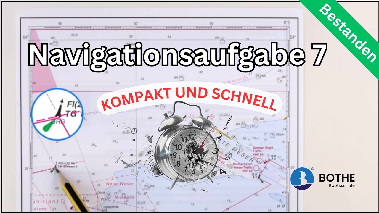Navigationsaufgabe 7 – SBF See Sportbootführerschein See kompakt und schnell erklärt