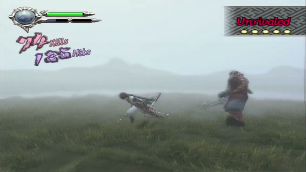 Genji: Dawn of the Samurai (PS2): All 100 kills challenges with Yoshitsune.