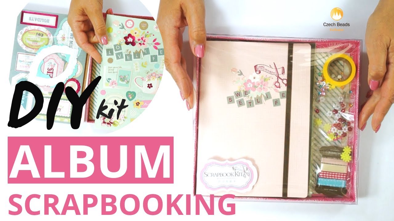 DIY How To Make Decoupage & Scrapbooking Album Set Kits Tutorial