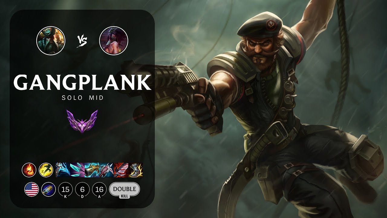 Gangplank Mid vs Akali - NA Master Patch 13.19
