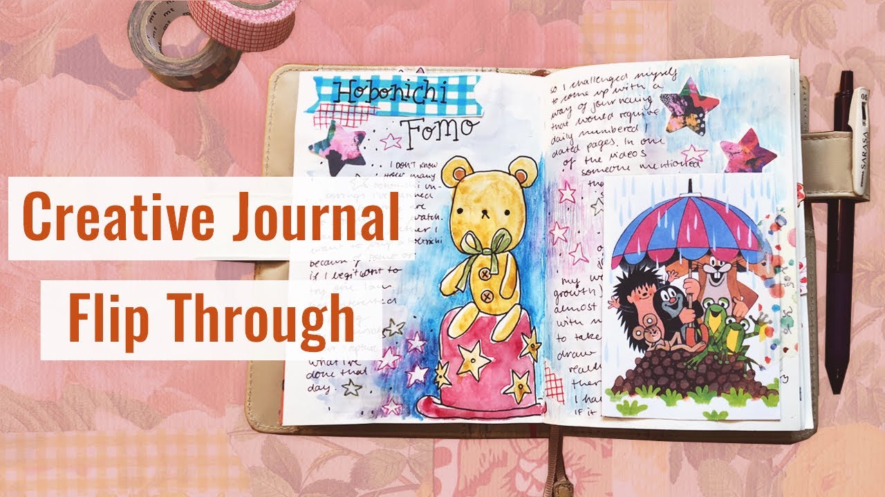 🍄 Creative Journal Flip Through | Completed Pages October 21