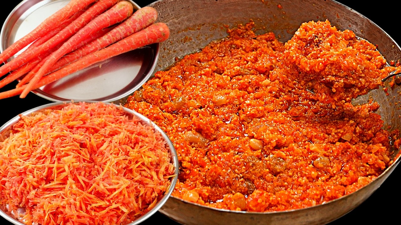 शादियों वाला गाजर का हलवा अब कोई भी बना ले | Gajar ka Halwa Recipe | Carrot Halwa | Kabitaskitchen
