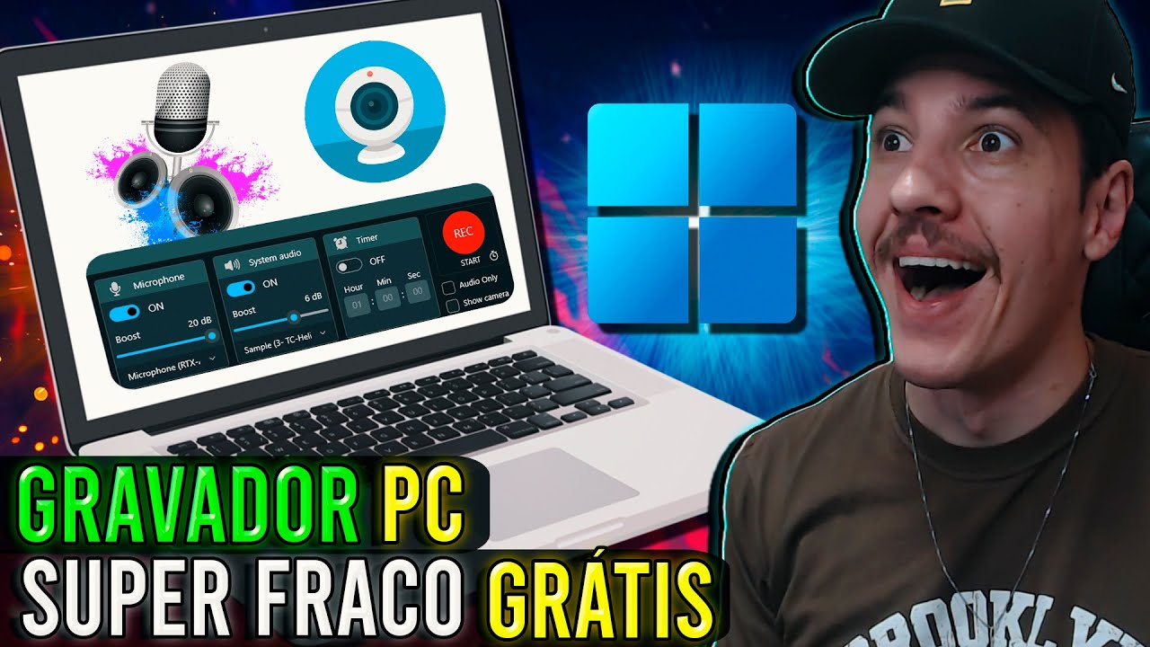 Gravador de TELA para PC SUPER FRACO Grátis