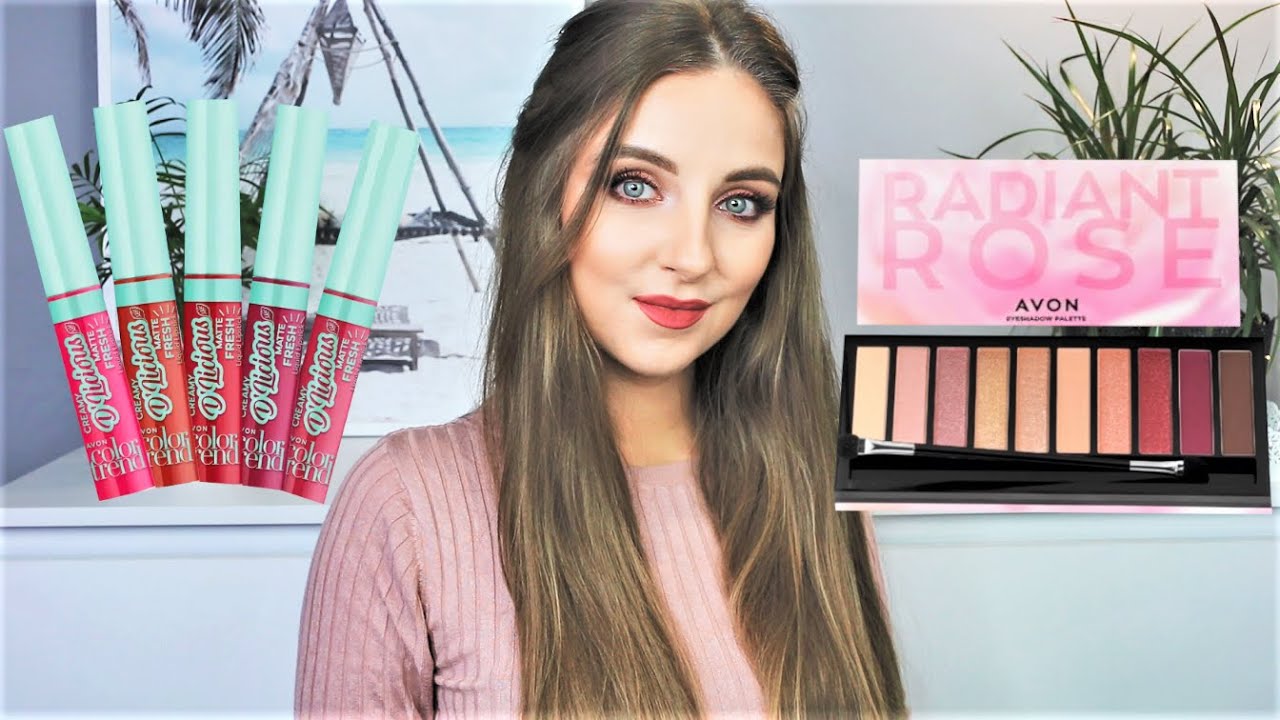 ⭐TEST NOWOŚCI AVON⭐PALETA RADIANT ROSE I SZMINKI W MUSIE⭐