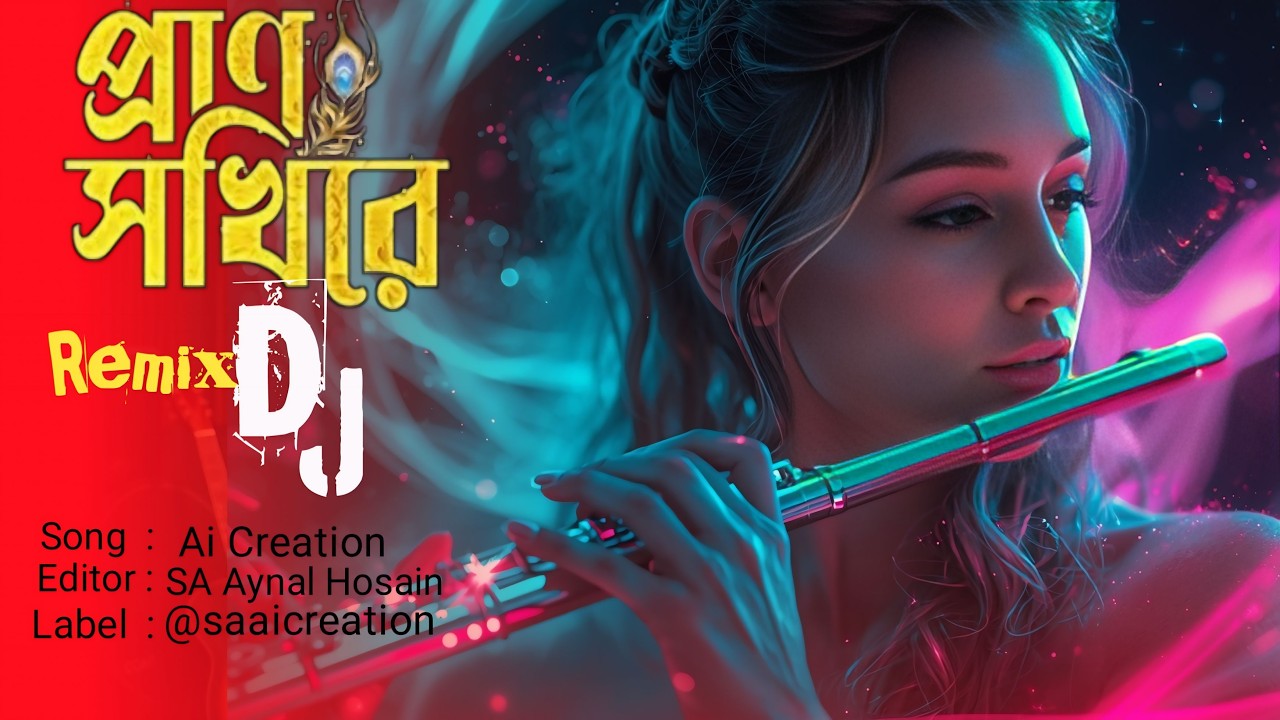 Pran Sakhire (Remix) | প্রাণ সখিরে - রিমিক্স | Modern Folk Bass Mix@saaicreation7 @SaGanerduniya