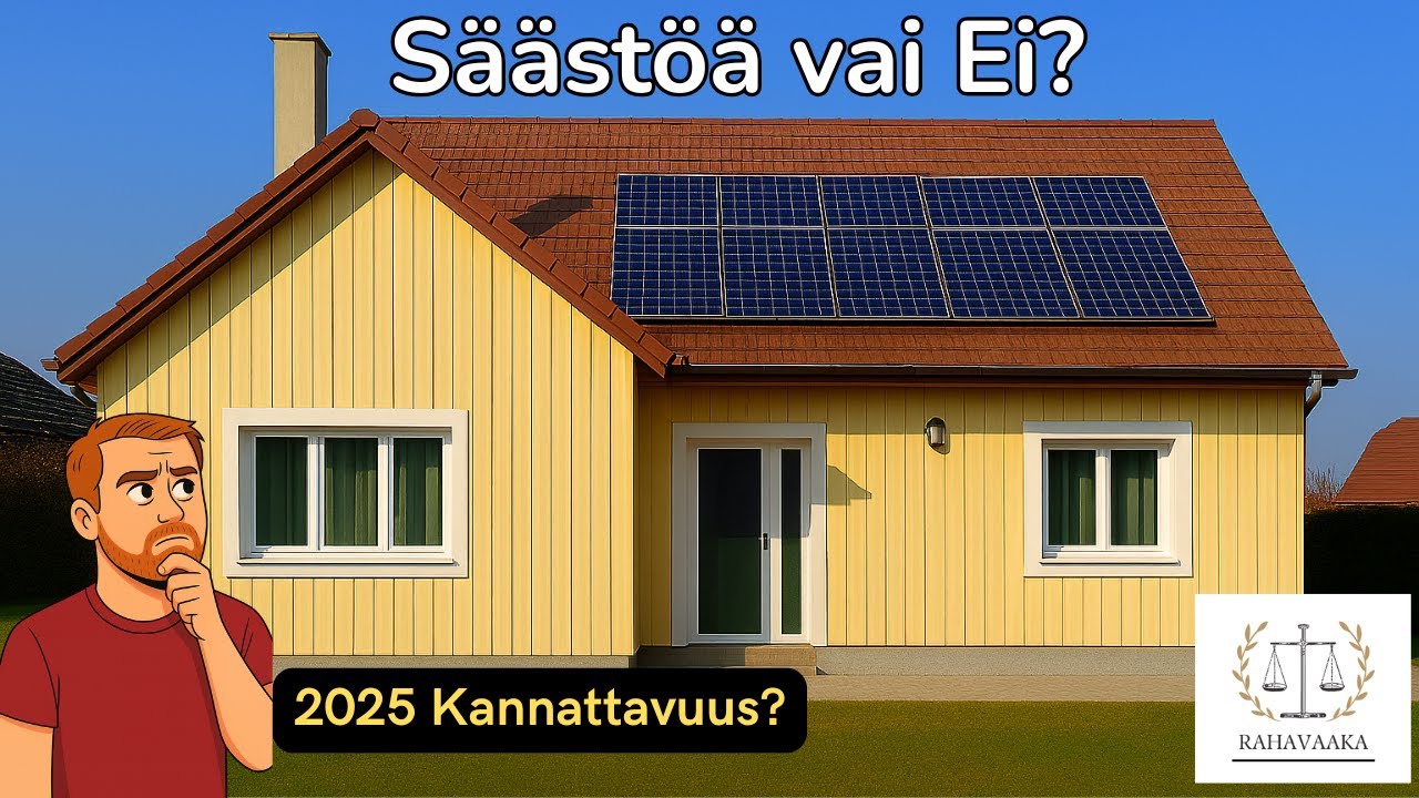 Kannattaako aurinkopaneelit 2025? Laskimme s&auml;&auml;st&ouml;t perheellemme!