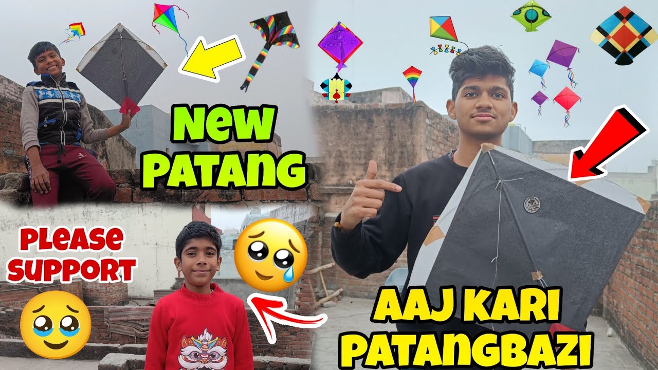 Aaj kari 1 month baad patangbazi 🔥😁 Maja a gaya 😁