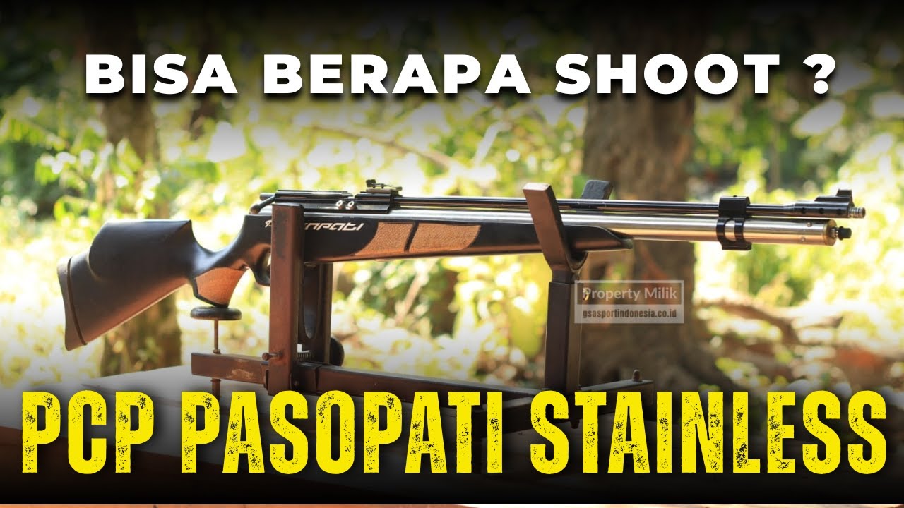 Senapan Angin PCP PASOPATI STAINLESS BIG GAME Berapa Kali Tembakan Efektif?