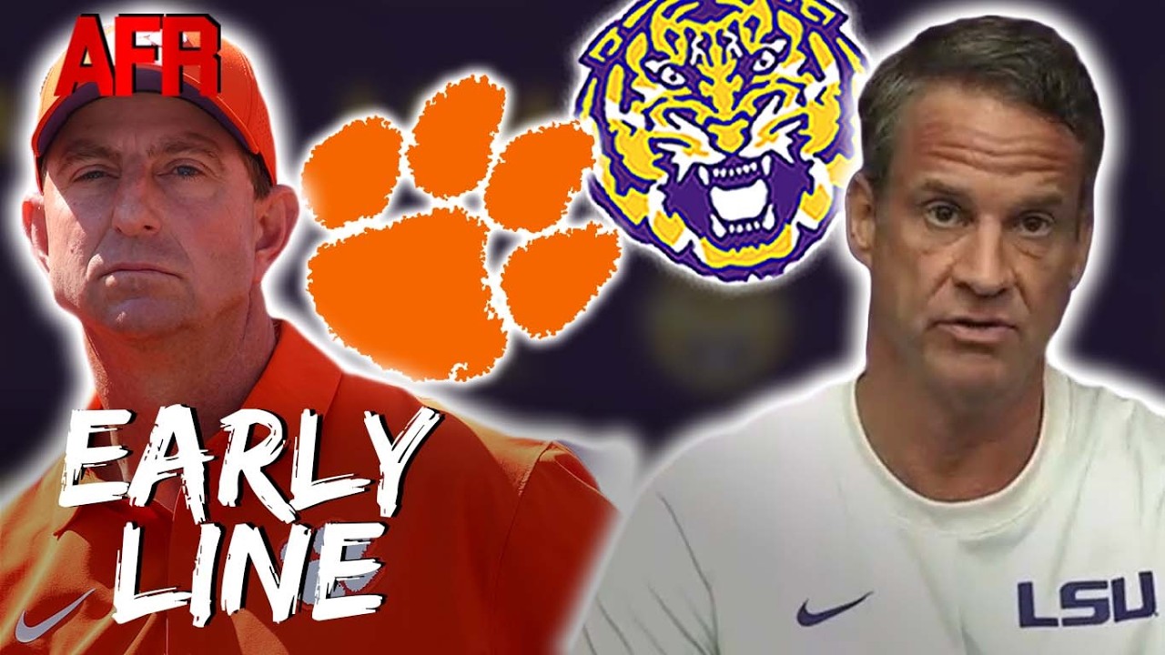 LSU -11.5 Over Clemson?! | Early Betting Line Explained For Tigers 2026 Home Opener