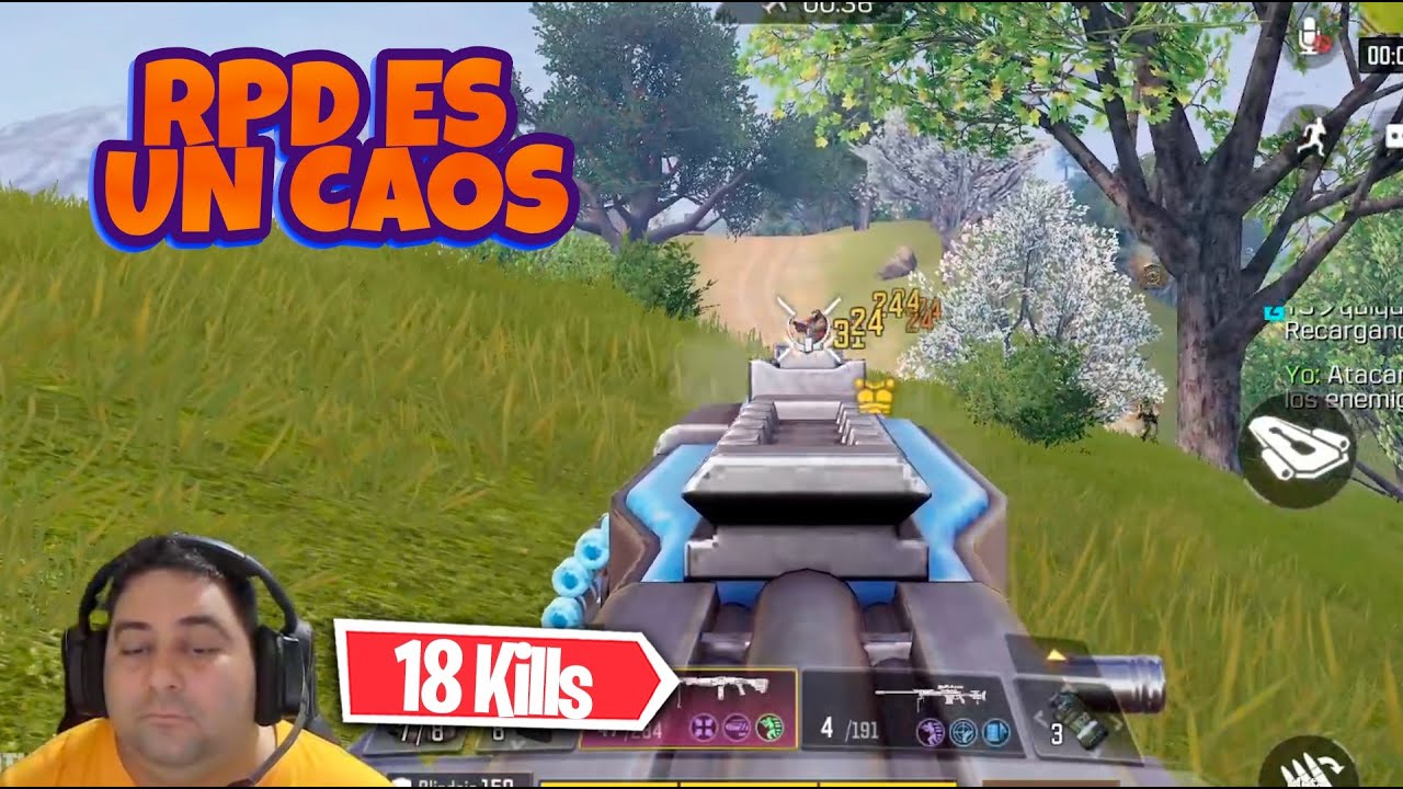 18 KILLS! RPD DESATA CAOS CON 1 CARGADOR A LAS SQUAD ENEMIGAS EN BATTLE ROYALE EN CALL OF DUTY M