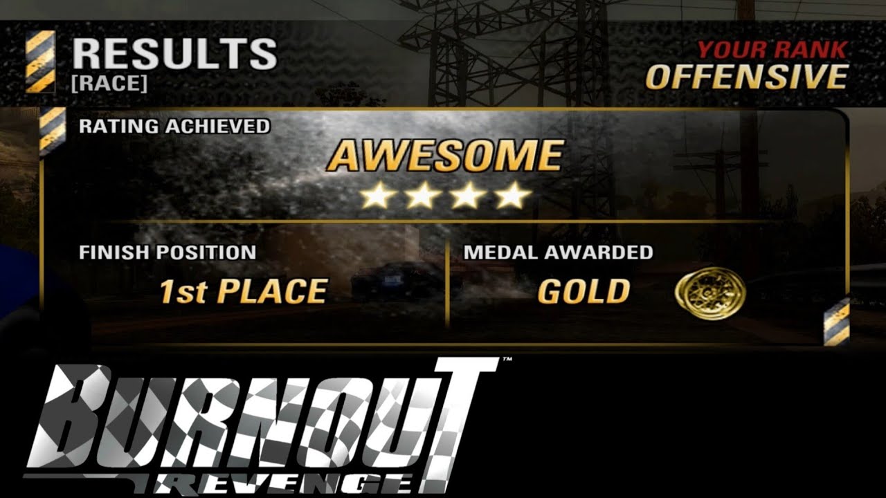 Race (Forward) | Angel Valley | World Tour | Burnout Revenge