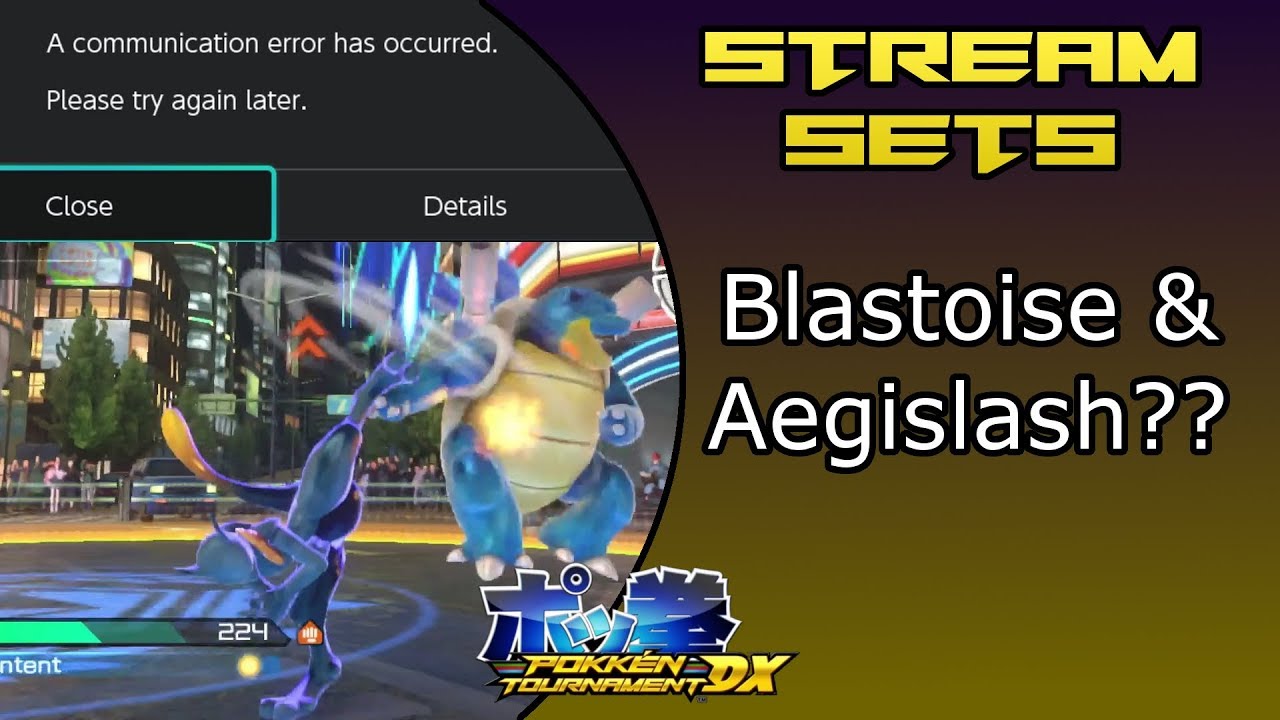 slippingbug Shady Tactics | Shadow Mewtwo vs Blastoise and Aegislash | Pokken Tournament DX