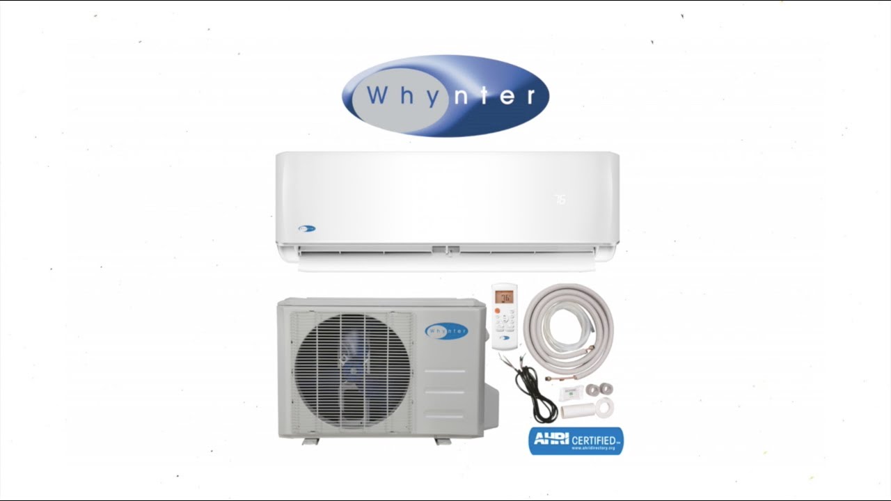 Whynter Mini Split Inverter Ductless Air Conditioner System & Heat Pump