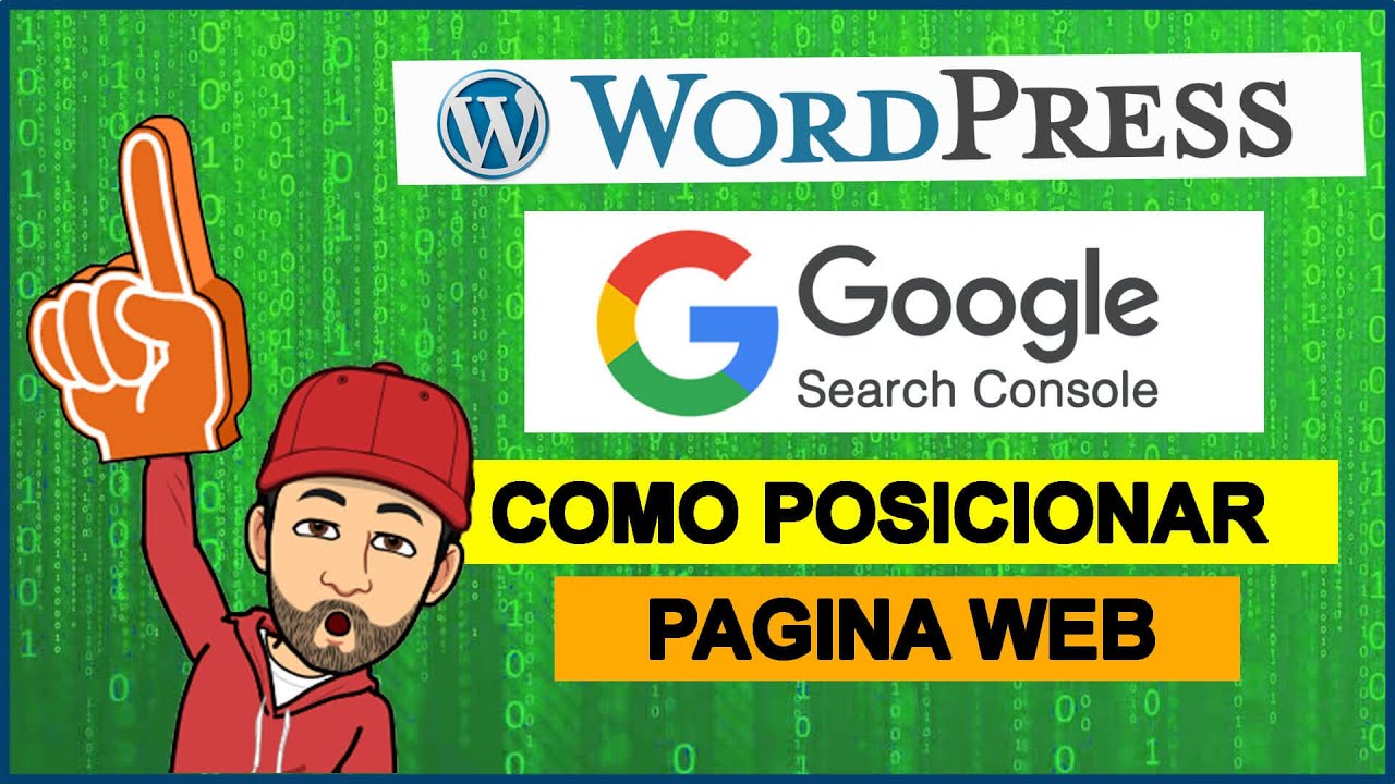 🖐️ google search console, posicionar pagina web, validar e indexar, Wordpress 4, tutorial español.