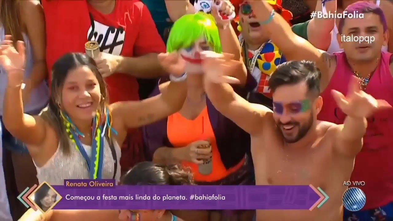 Saulo arrastando a maior pipoca do Carnaval na Barra 2020
