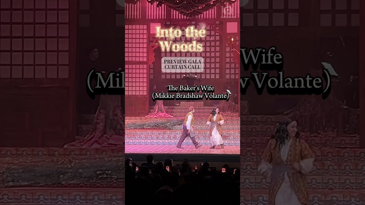 The cast of TGA's 'Into the Woods' take their bows at their preview gala
