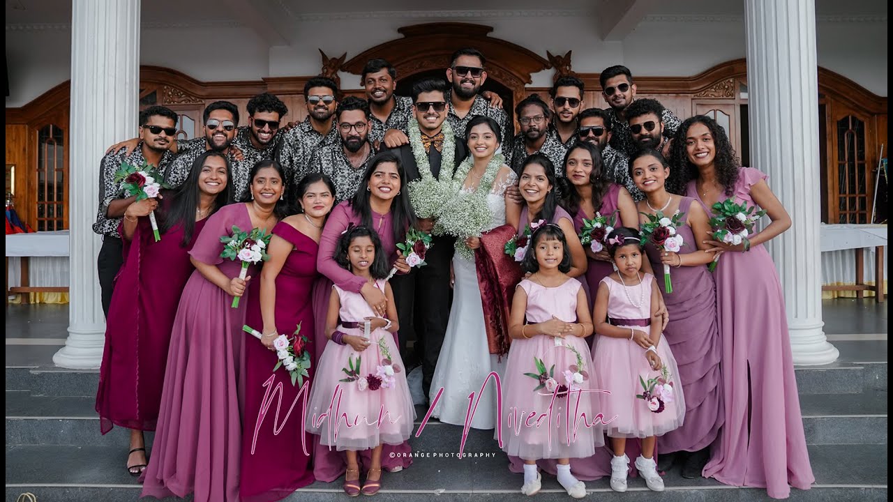 Kerala Christian Wedding Highlights 2025 l Midhun & Niveditha l Our Story Starts Here feat. Roary