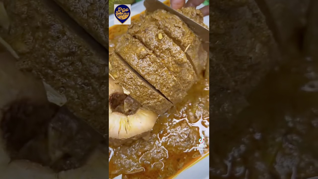 Traditional way to make Polos Curry as a whole❤️ගෙඩිය පිටින් හදන පොලොස් කරිය#jackfruitcurry #shorts