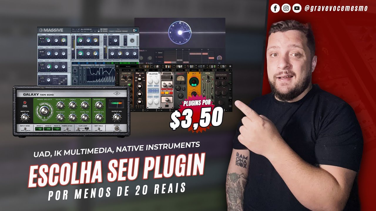 🚨UAD Tape Echo, IK MixBox, Native Instruments Massive por $3,50