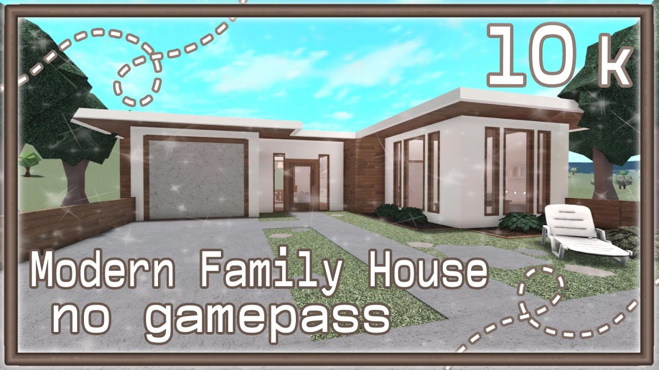 Bloxburg Build || Modern 10k Family House [no gamepass] 10k