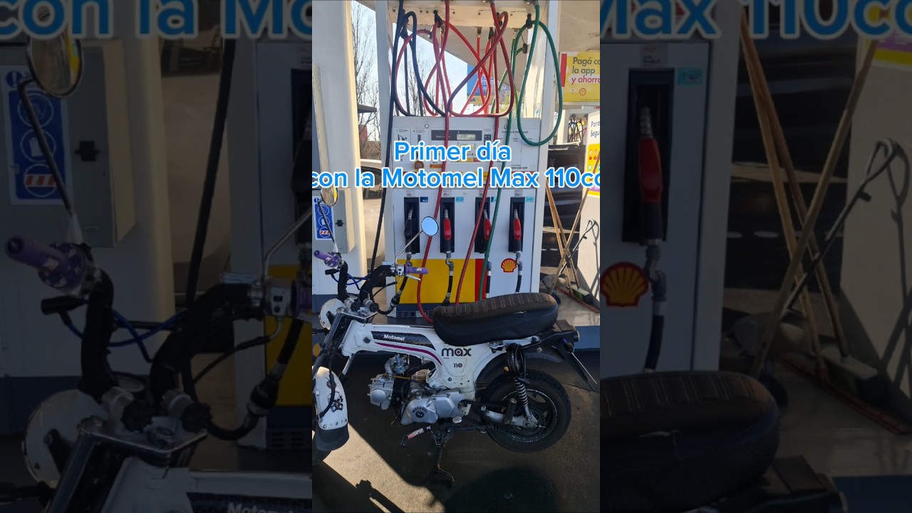 Primer d&iacute;a con la Motomel Max 110 cc #motomel #max #honda #hondadax #minimotors #minimoto #shorts