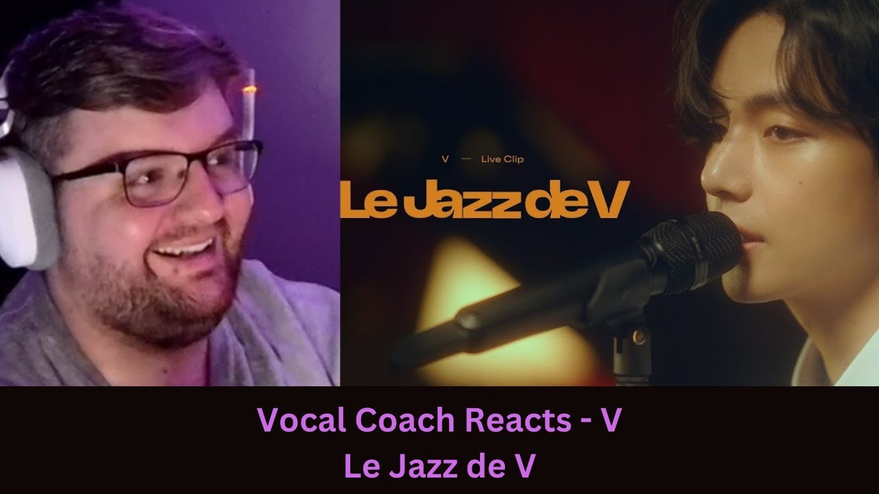 WOW! This Man KNOWS Jazz | Le Jazz de V - V from BTS | Vocal Coach Reacts/Analysis