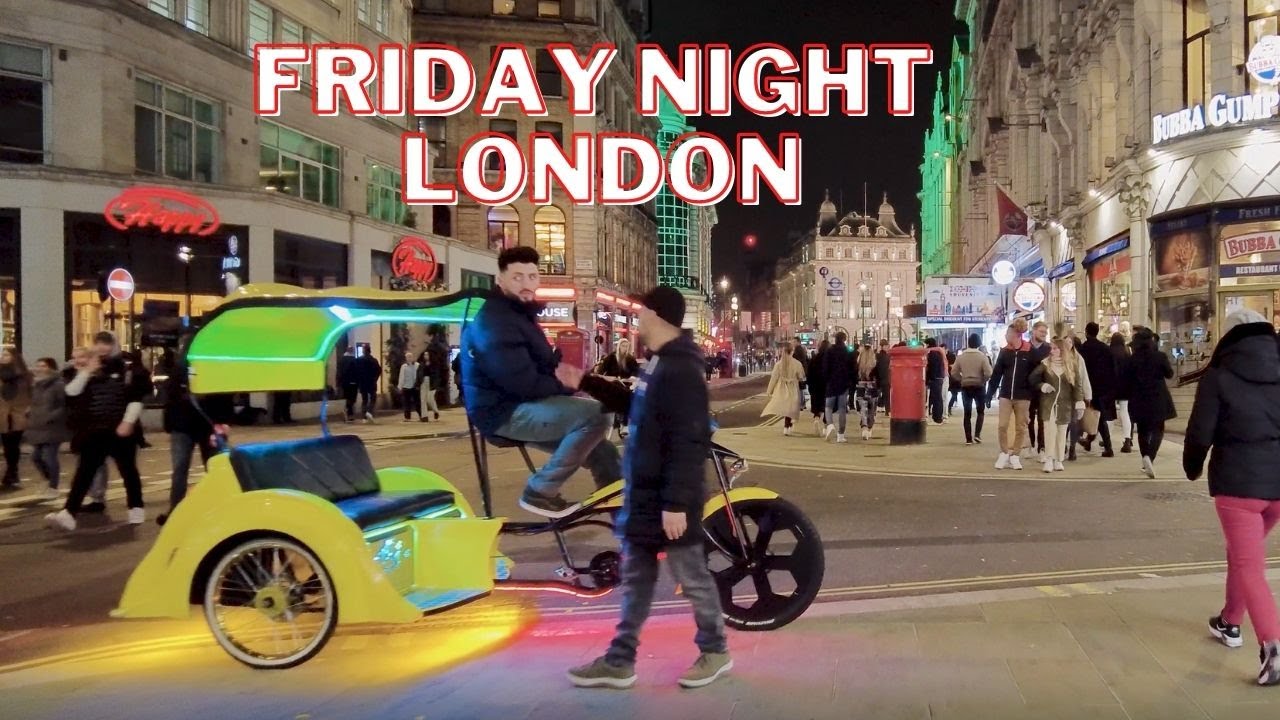 Lively Friday Night In Central London - Night Walk 🌙 [4k[  | November 2021