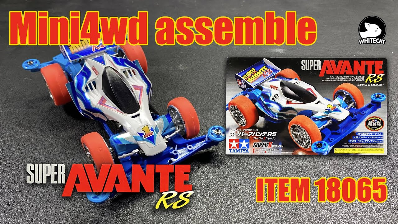 Mini4wd assemble super avante rs ITEM 18065