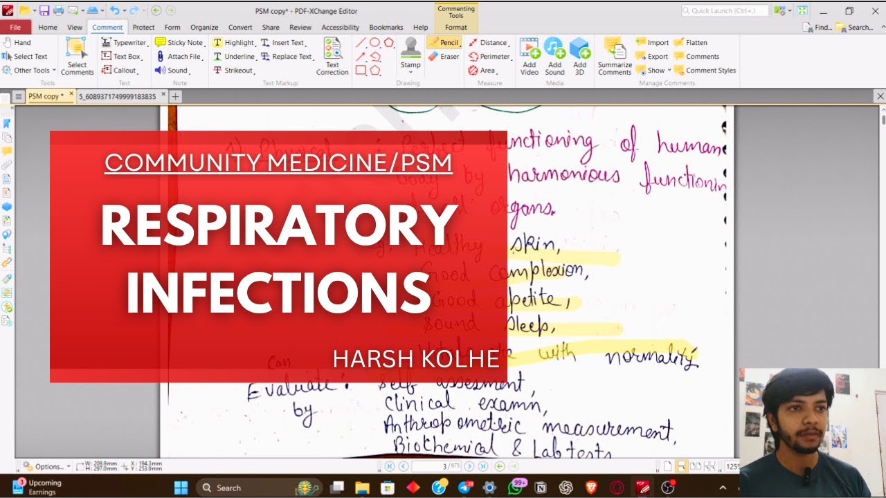 RESPIRATORY INFECTIONS | COMMUNICABLE DISEASE EPIDEMIOLOGY | PSM | HARSH KOLHE