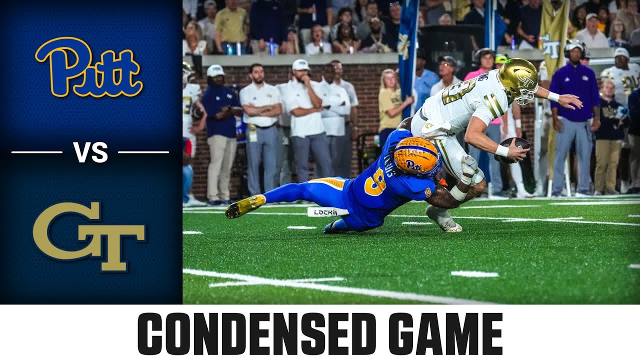 Pitt vs. Georgia Tech Condensed Game | 2025 ACC Football