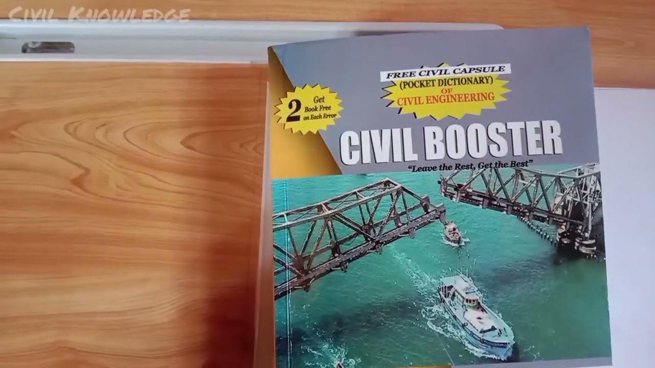 Review of CIVIL BOOSTER civil engineering hand book 📚