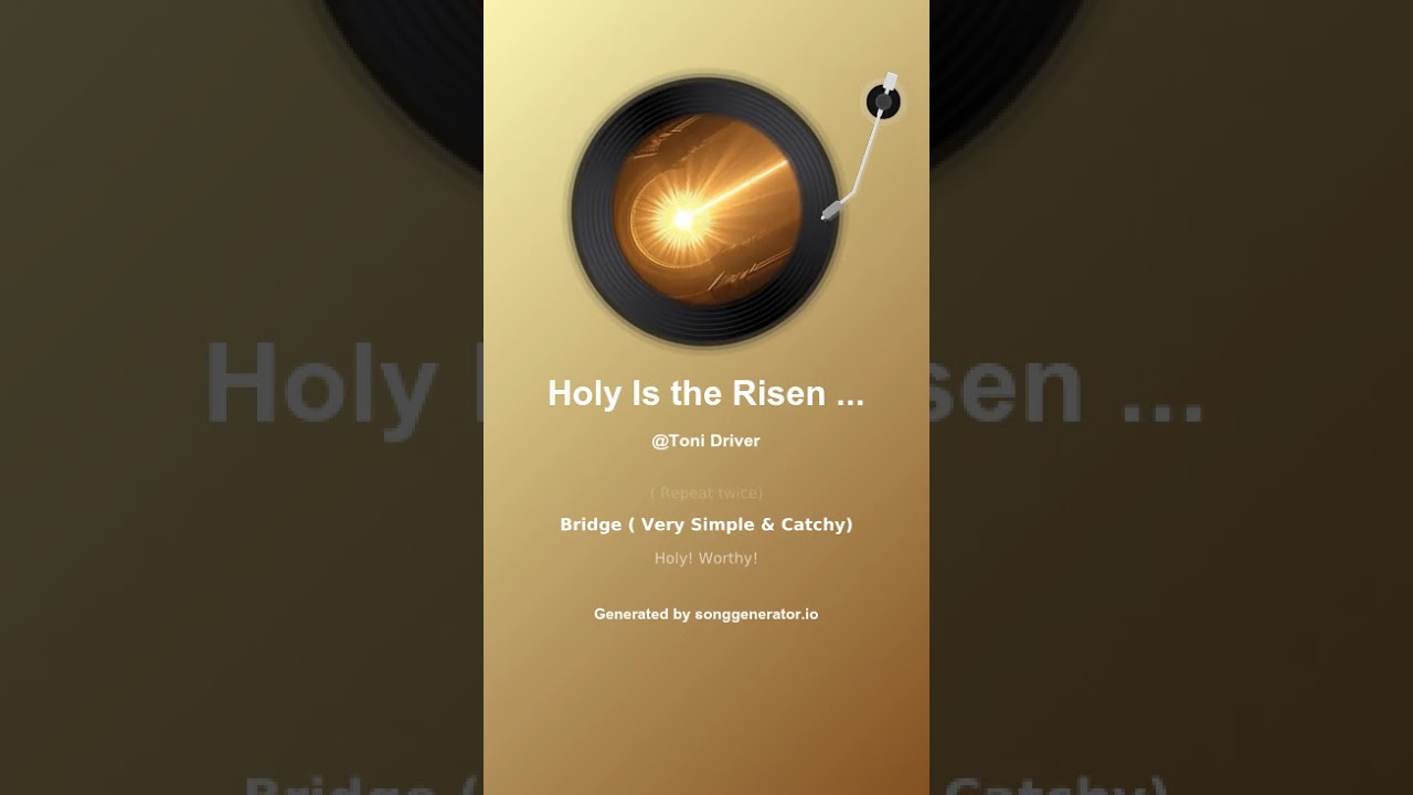 Holy Is the Risen King #hymns #fullpreterist