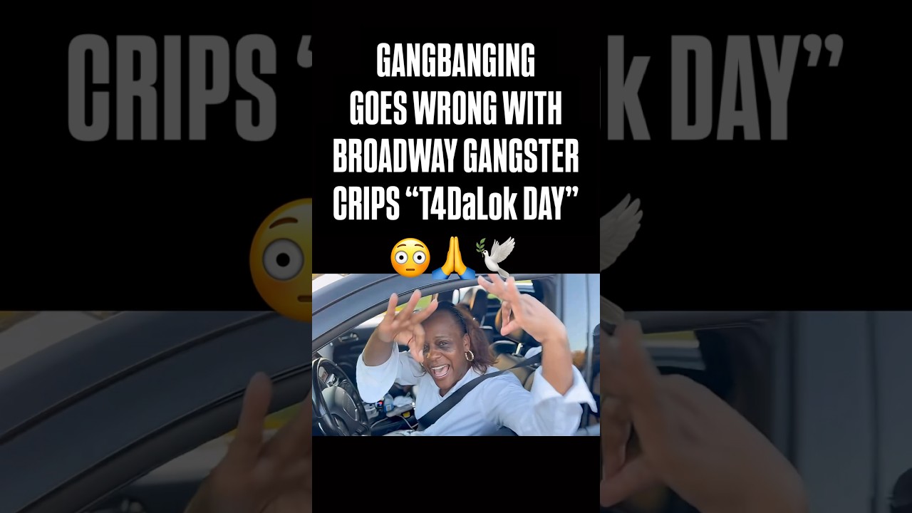 Saying WRONG HOOD INFRONT OF BROADWAY GANGSTER CRIPS GONE WRONG 😳 #trending #viral #shorts #fyp