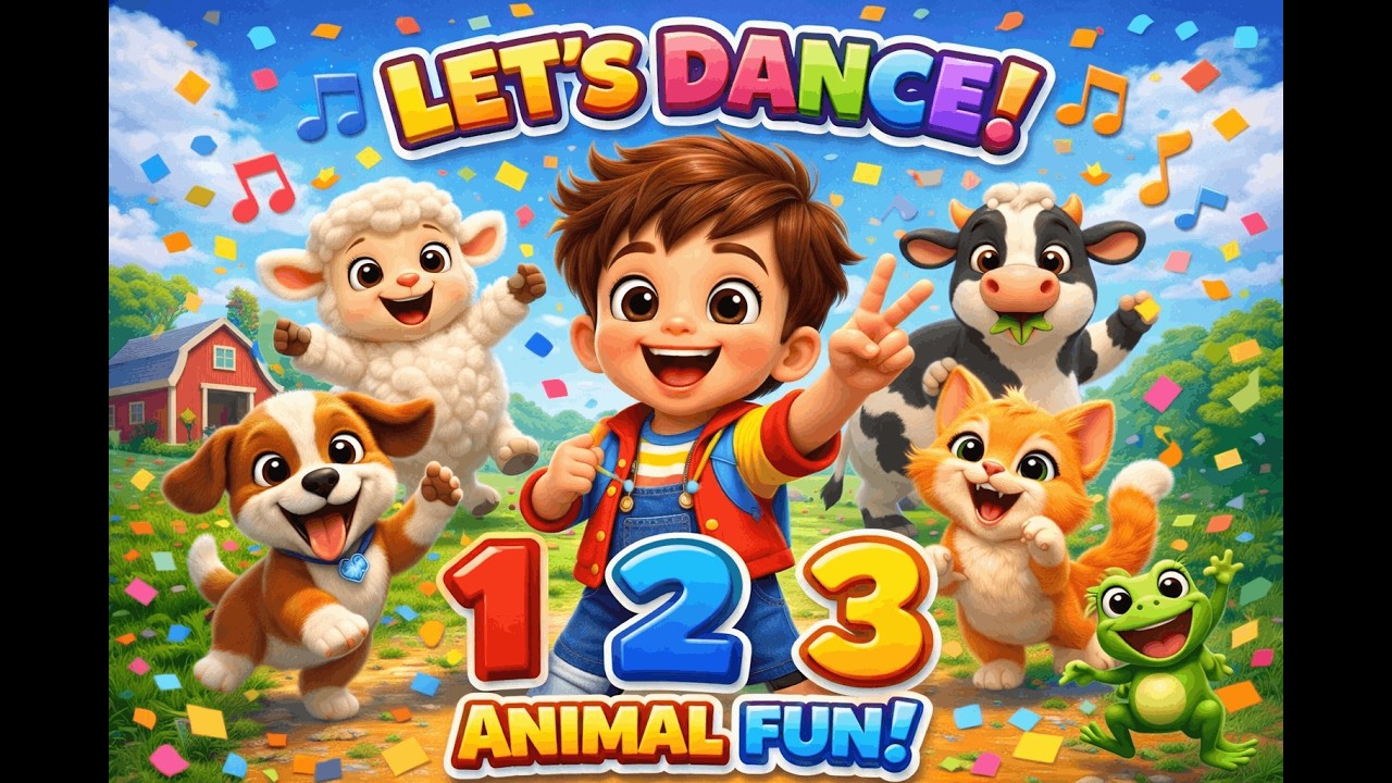 🐾 Animal Sounds Song + Dance! 🐶🐱🐮 | Woof Meow Moo + Let’s Dance (Toddlers)