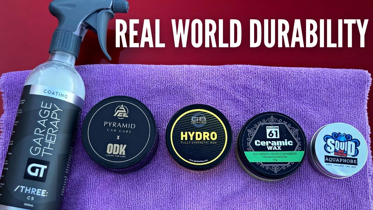 Durability Testing 5 Waxes and Sealants | 4 Month Real-World Test