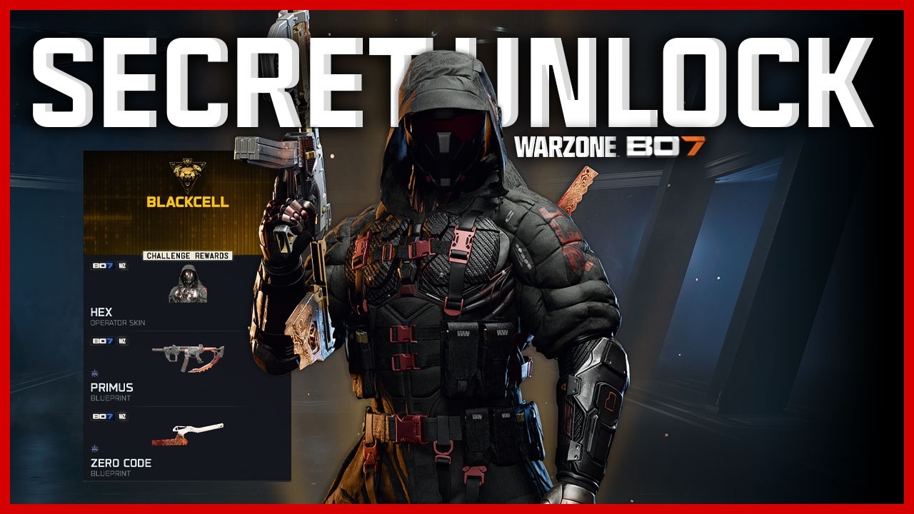 СКРЫТЫЕ награды BlackCell Dark Ops в 5-м сезоне! (Облик оператора &laquo;Hex&raquo; и чертежи Mastercraft)