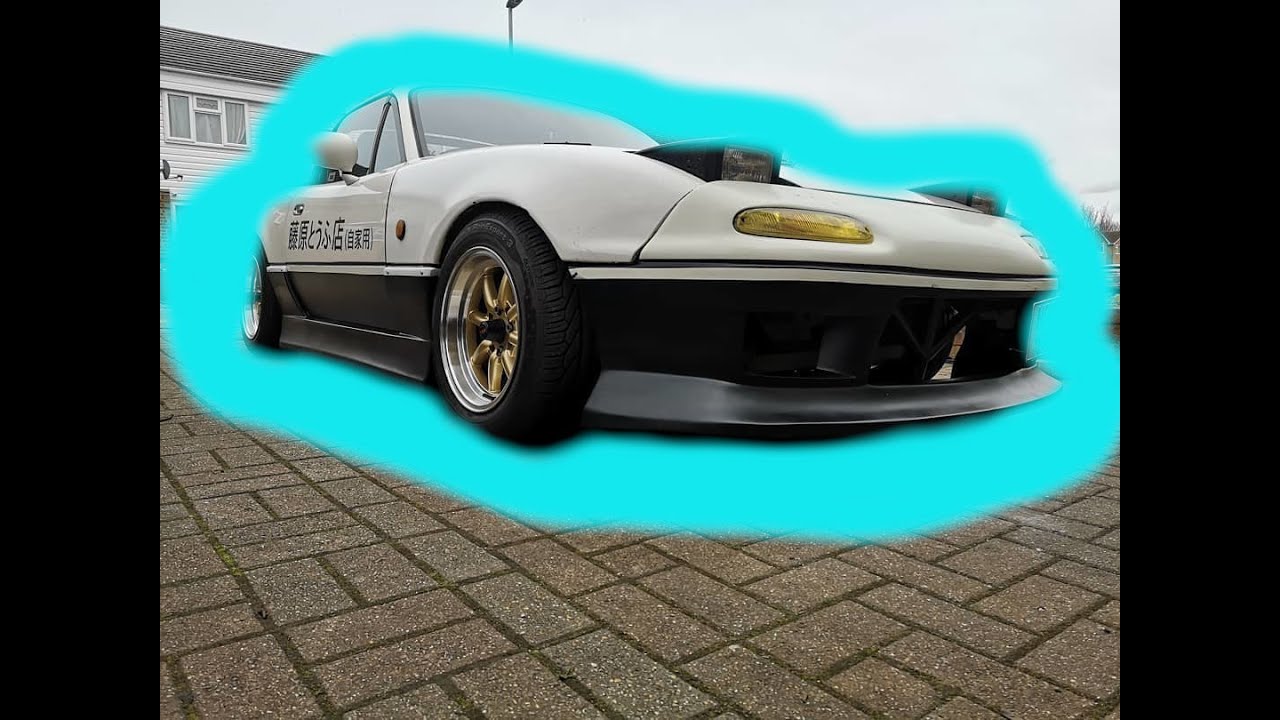 Duce body kit install MX5 Eunos