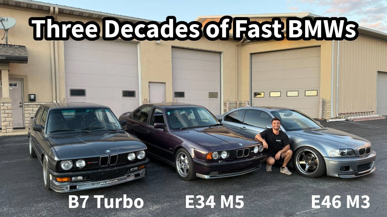 Comparing Three Decades of 300hp+ BMWs | Turbo M30 vs Large Displacement S38 vs High revving S54
