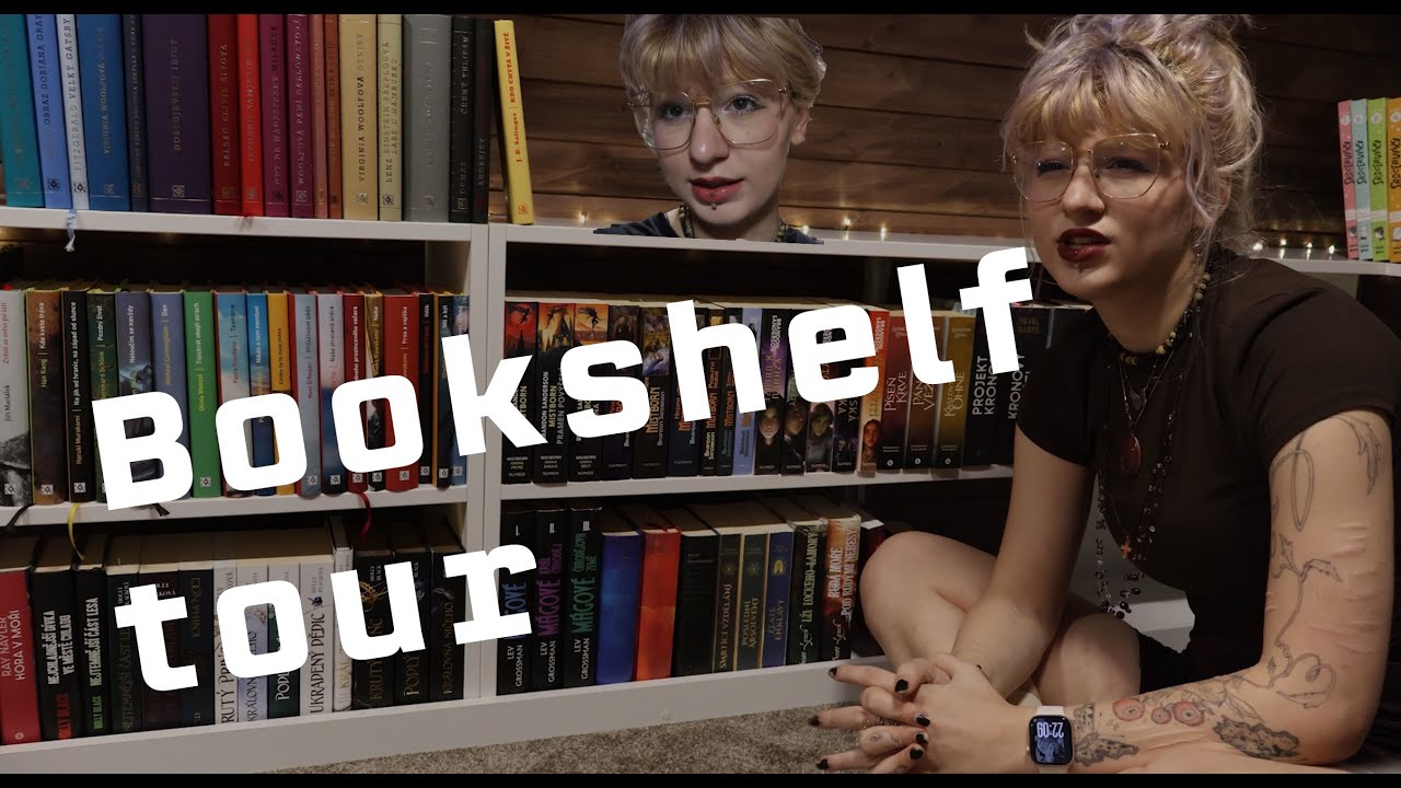 Ukl&iacute;z&iacute;m svoji knihovnu & děl&aacute;m bookshelf tour  |  Knihy od Kačky