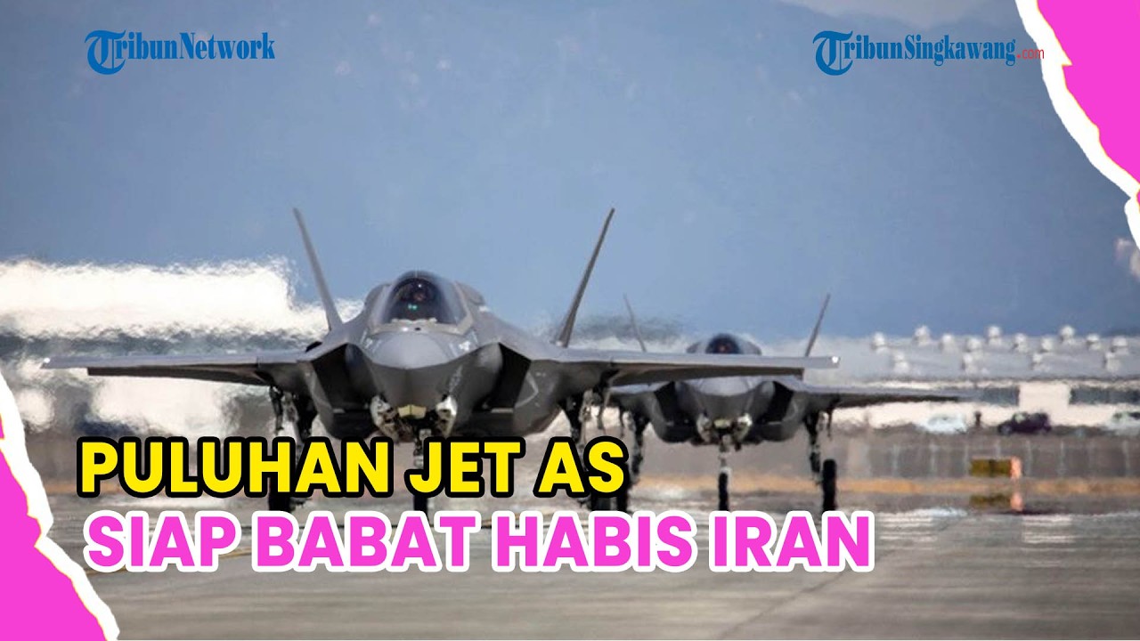 🔺TENSI MENINGKAT❗PULUHAN JET AS SIAP BABAT HABIS IRAN