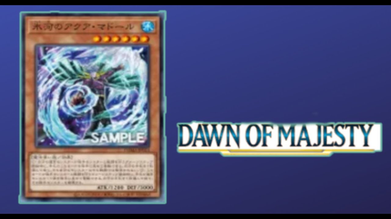 Yugioh dawn of majesty glacial madoor